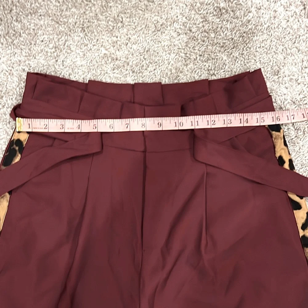 ANIMAL LINES PAPER BAG PANTS Sz XL - Picture 4 of 11